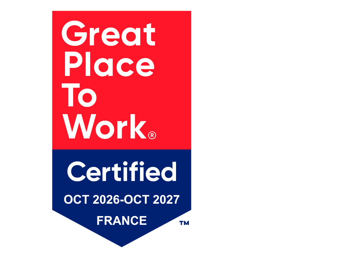 Great Place To Work® Certified badge, France, October 2025–October 2026